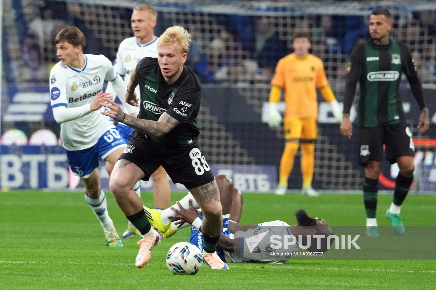Russia Soccer Premier-League Dynamo - Krasnodar