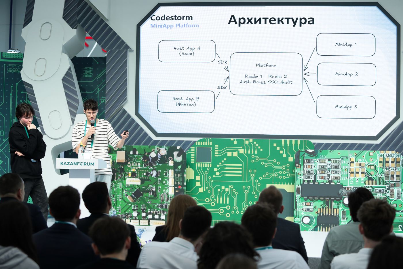 KAZANFORUM 2026. Official opening of the IT platform and Fintech Hackathon CodeStorm by IT Park
