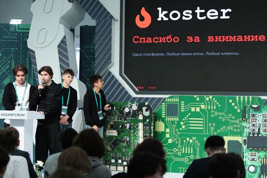 KAZANFORUM 2026. Official opening of the IT platform and Fintech Hackathon CodeStorm by IT Park