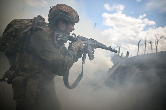 Russia Ukraine Military Operation Motor Rifle Unit