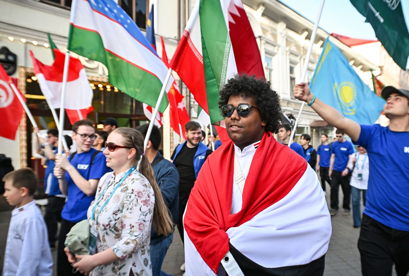 KAZANFORUM 2026. Procession of participants of the International Chefs' Cup