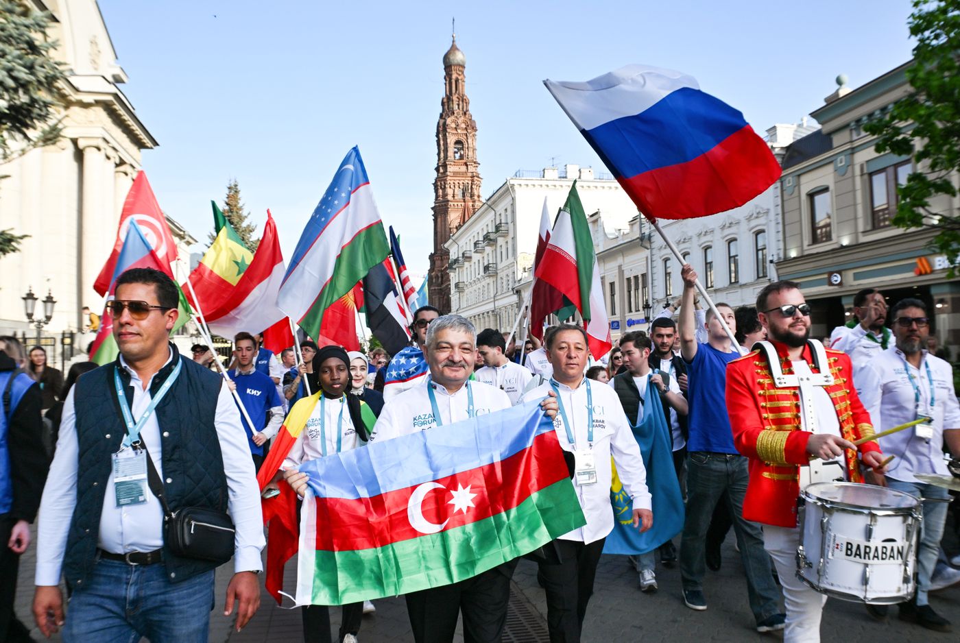 KAZANFORUM 2026. Procession of participants of the International Chefs' Cup