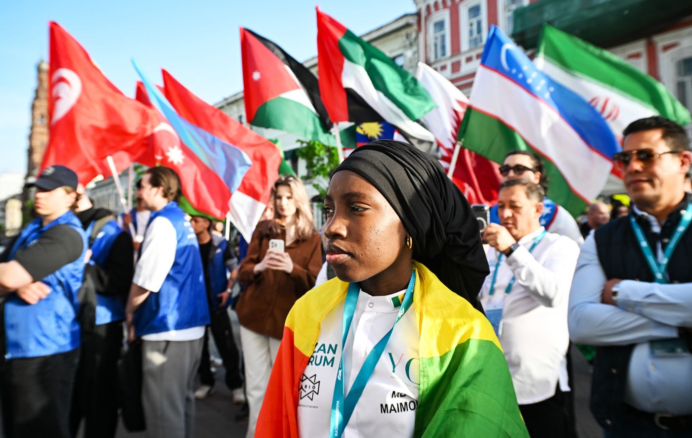KAZANFORUM 2026. Procession of participants of the International Chefs' Cup