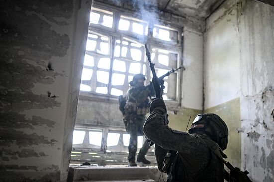Russia Ukraine Military Operation Motor Rifle Unit
