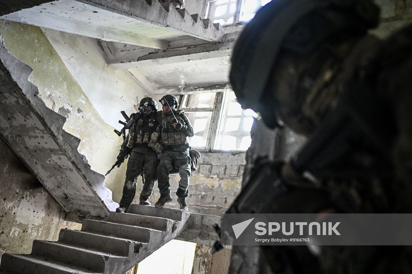 Russia Ukraine Military Operation Motor Rifle Unit