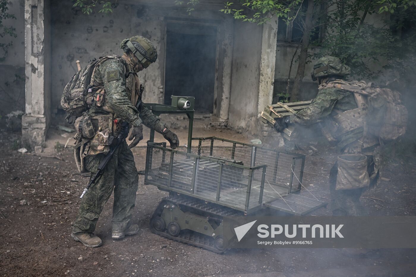 Russia Ukraine Military Operation Motor Rifle Unit
