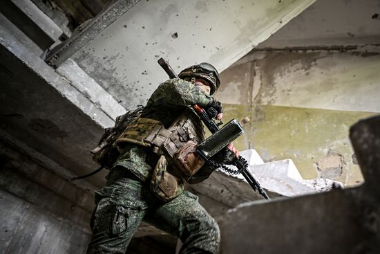 Russia Ukraine Military Operation Motor Rifle Unit