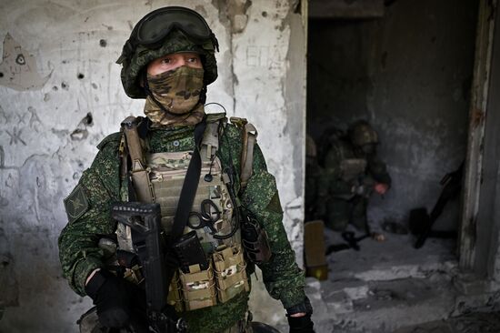 Russia Ukraine Military Operation Motor Rifle Unit