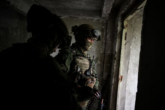 Russia Ukraine Military Operation Motor Rifle Unit