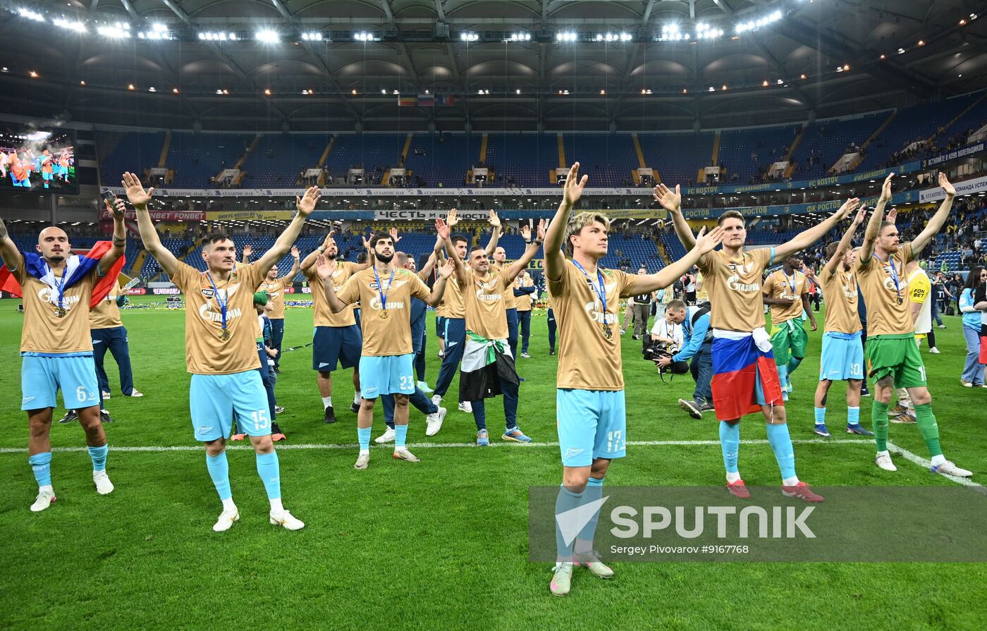 Russia Soccer Premier-League Rostov - Zenit