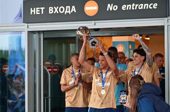 Russia Soccer Premier-League Zenit Honoring