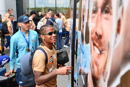 Russia Soccer Premier-League Zenit Honoring