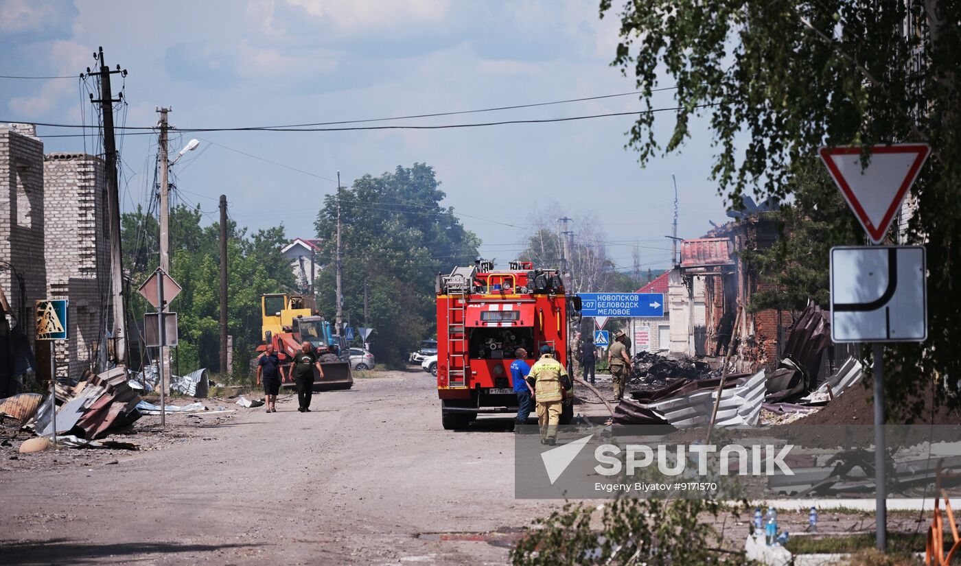 Russia Ukraine LPR Drone Attack