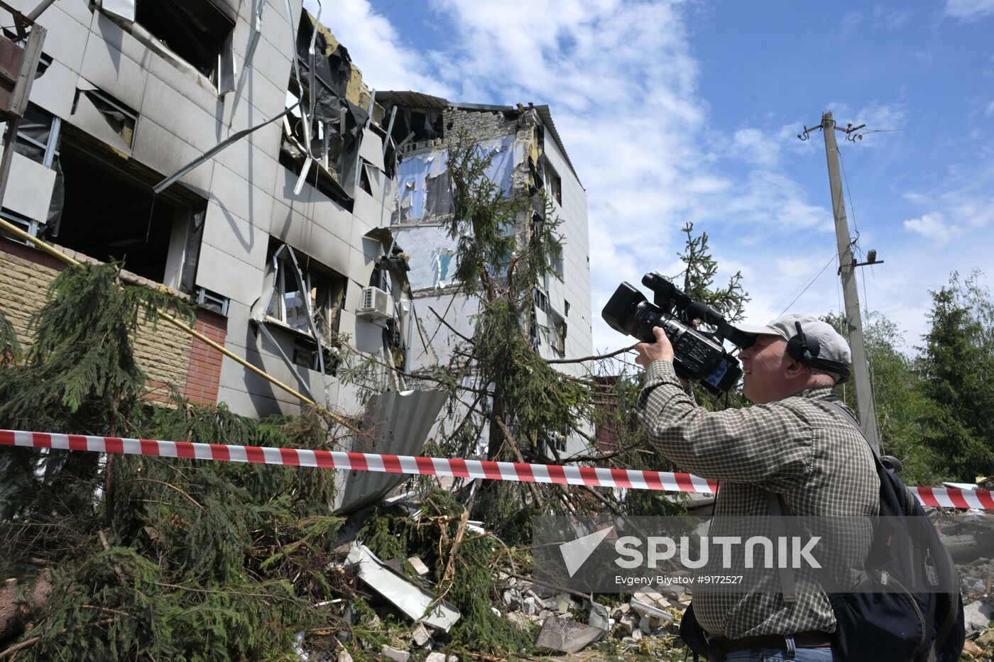 Russia Ukraine LPR Drone Attack Journalists