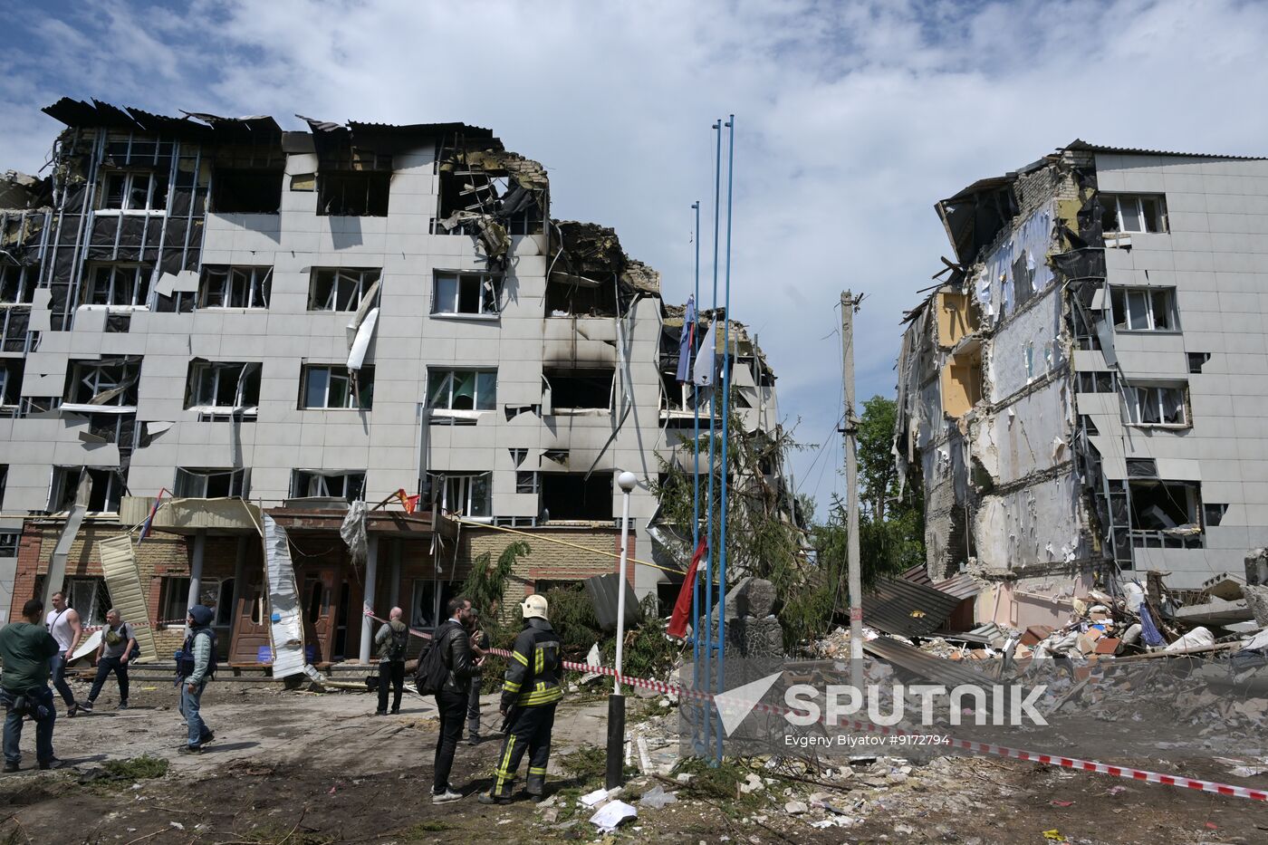 Russia Ukraine LPR Drone Attack Journalists