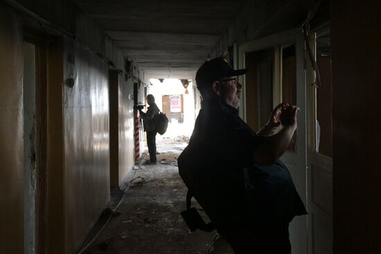 Russia Ukraine LPR Drone Attack Journalists