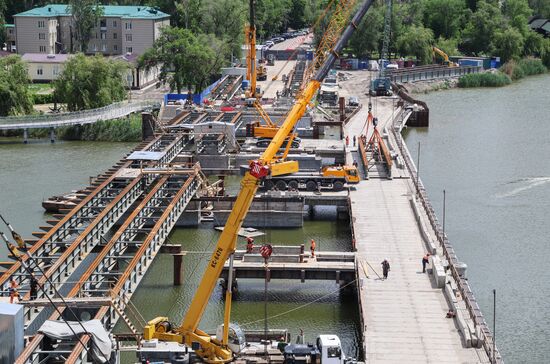 Russia DPR Bridge Construction