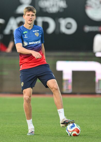 Egypt Soccer Friendly Russia Training