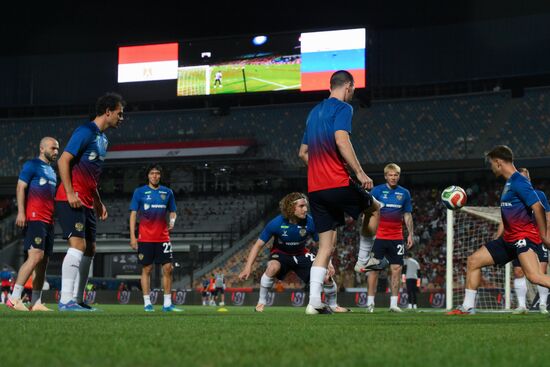 Egypt Soccer Friendly Egypt - Russia
