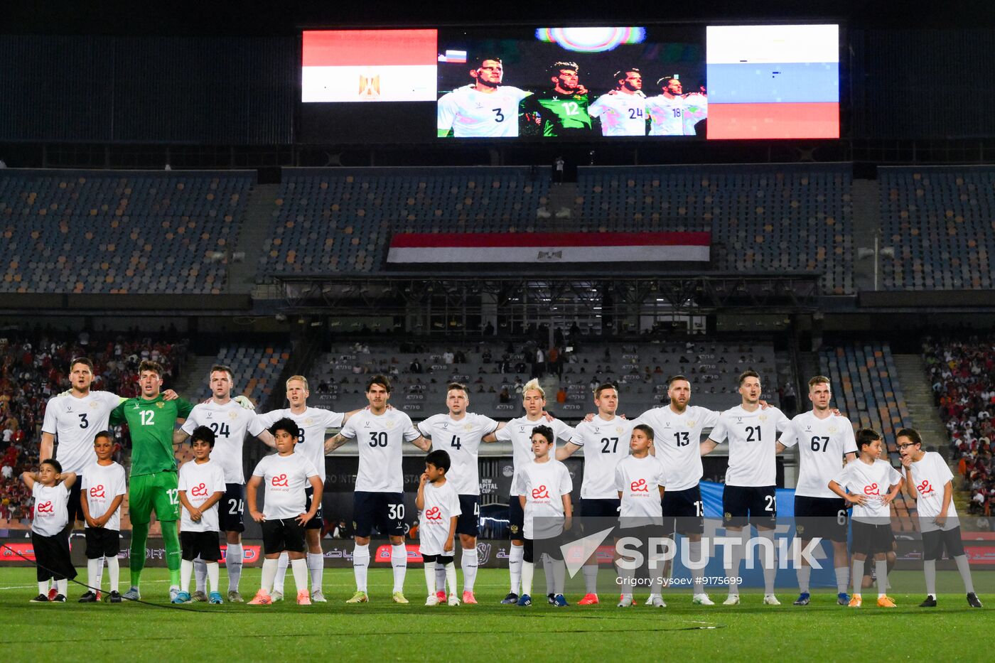 Egypt Soccer Friendly Egypt - Russia
