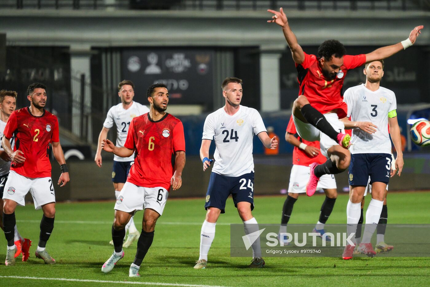 Egypt Soccer Friendly Egypt - Russia