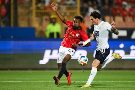 Egypt Soccer Friendly Egypt - Russia