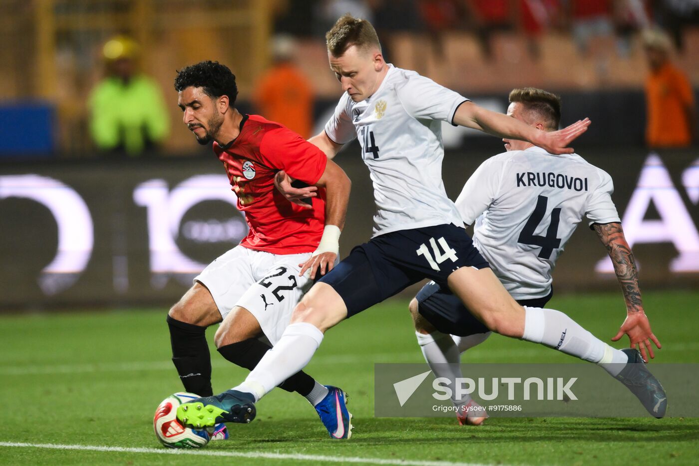 Egypt Soccer Friendly Egypt - Russia
