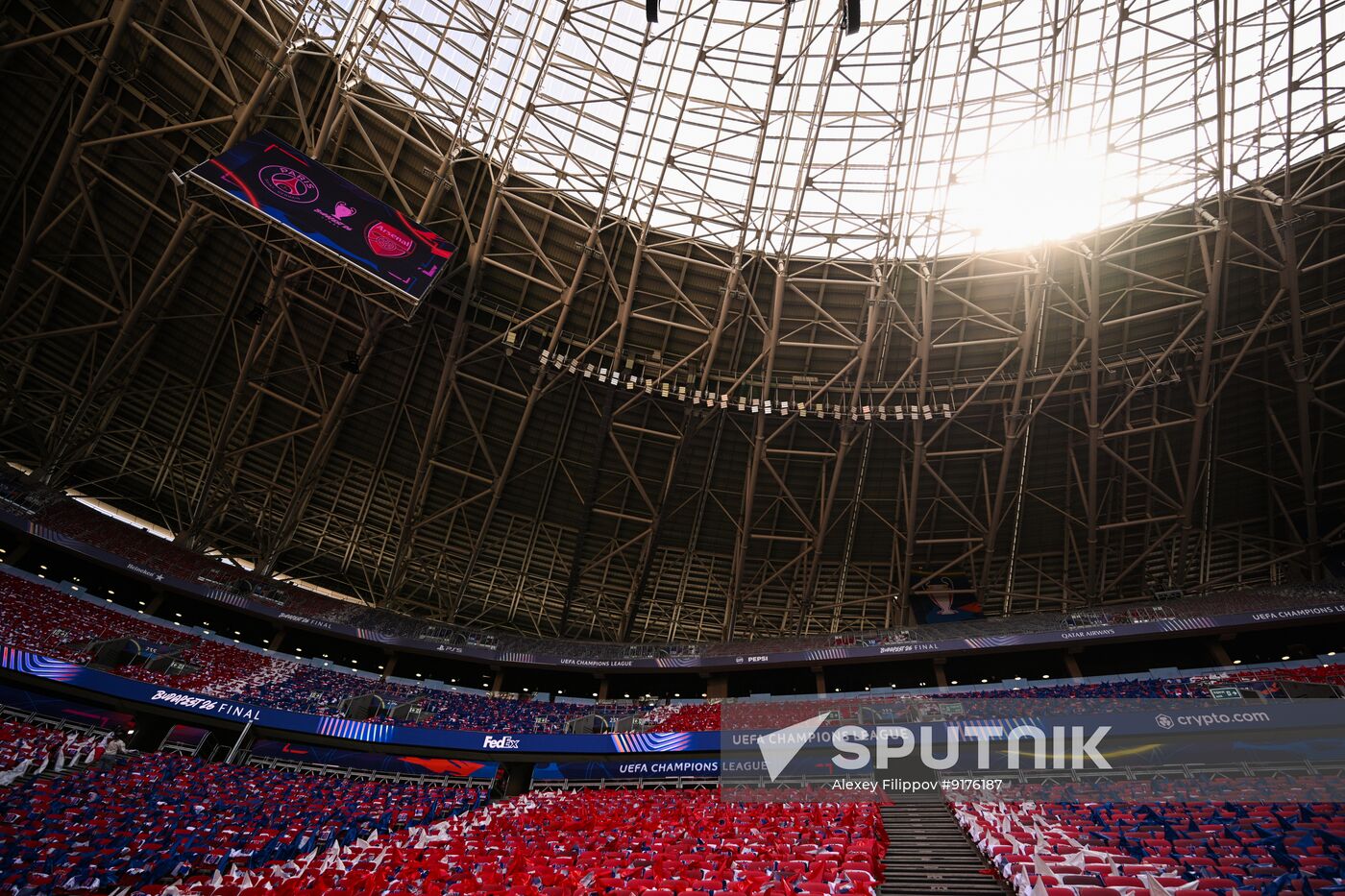 Hungary Soccer Champions League Stadium