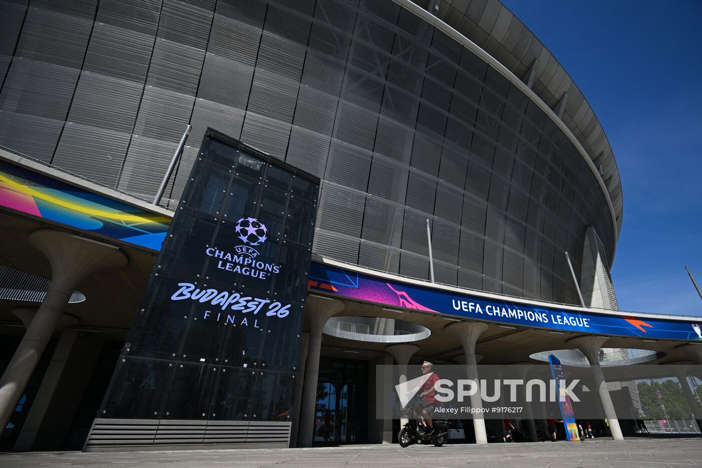 Hungary Soccer Champions League Stadium