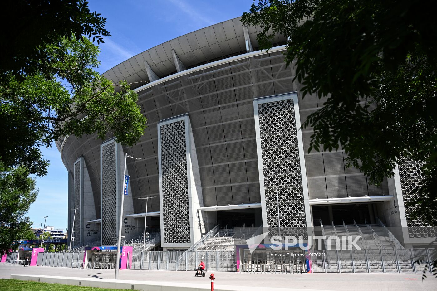 Hungary Soccer Champions League Stadium