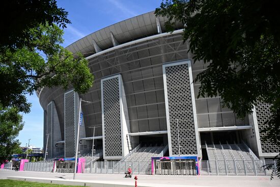 Hungary Soccer Champions League Stadium