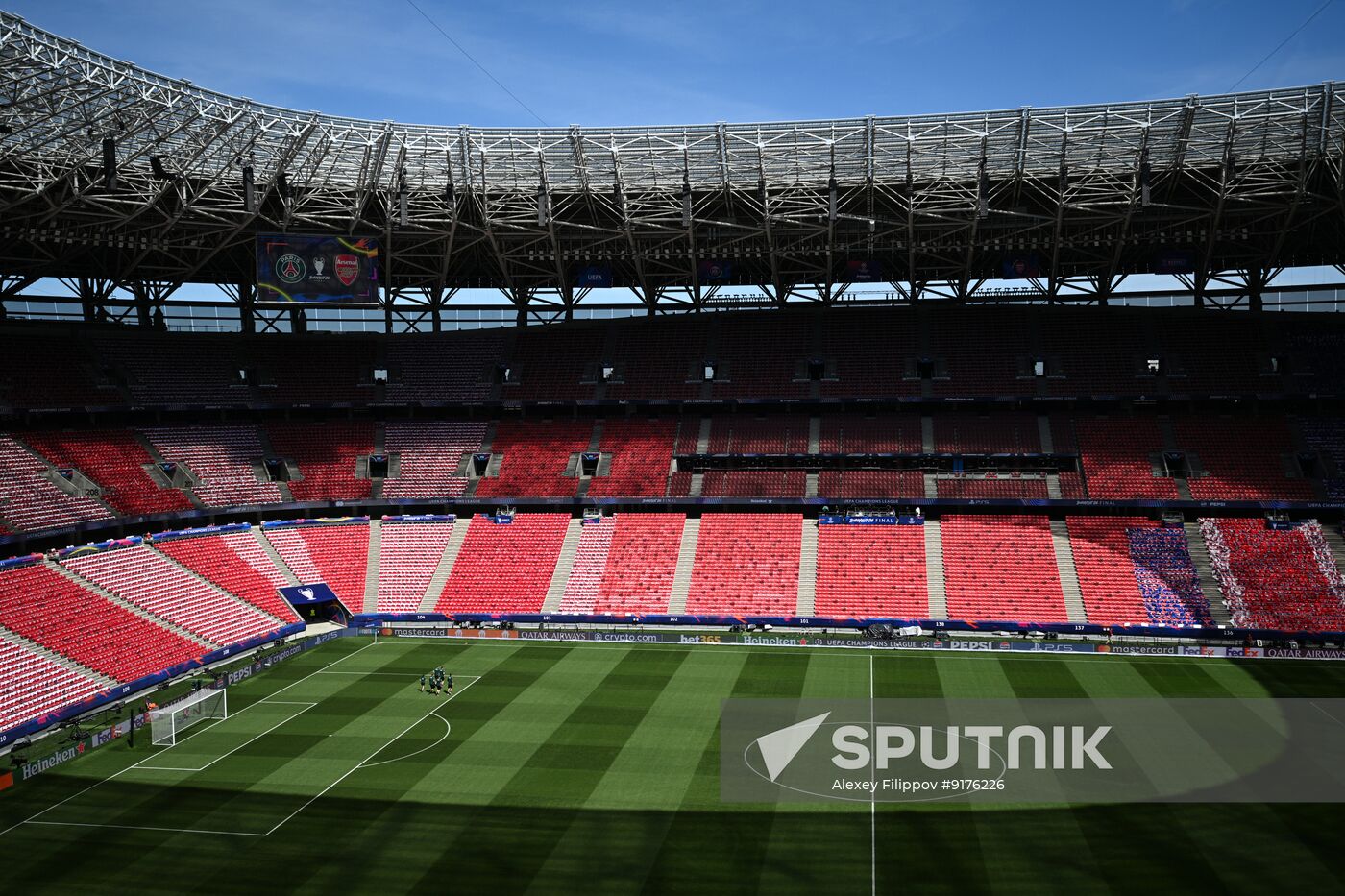 Hungary Soccer Champions League Stadium