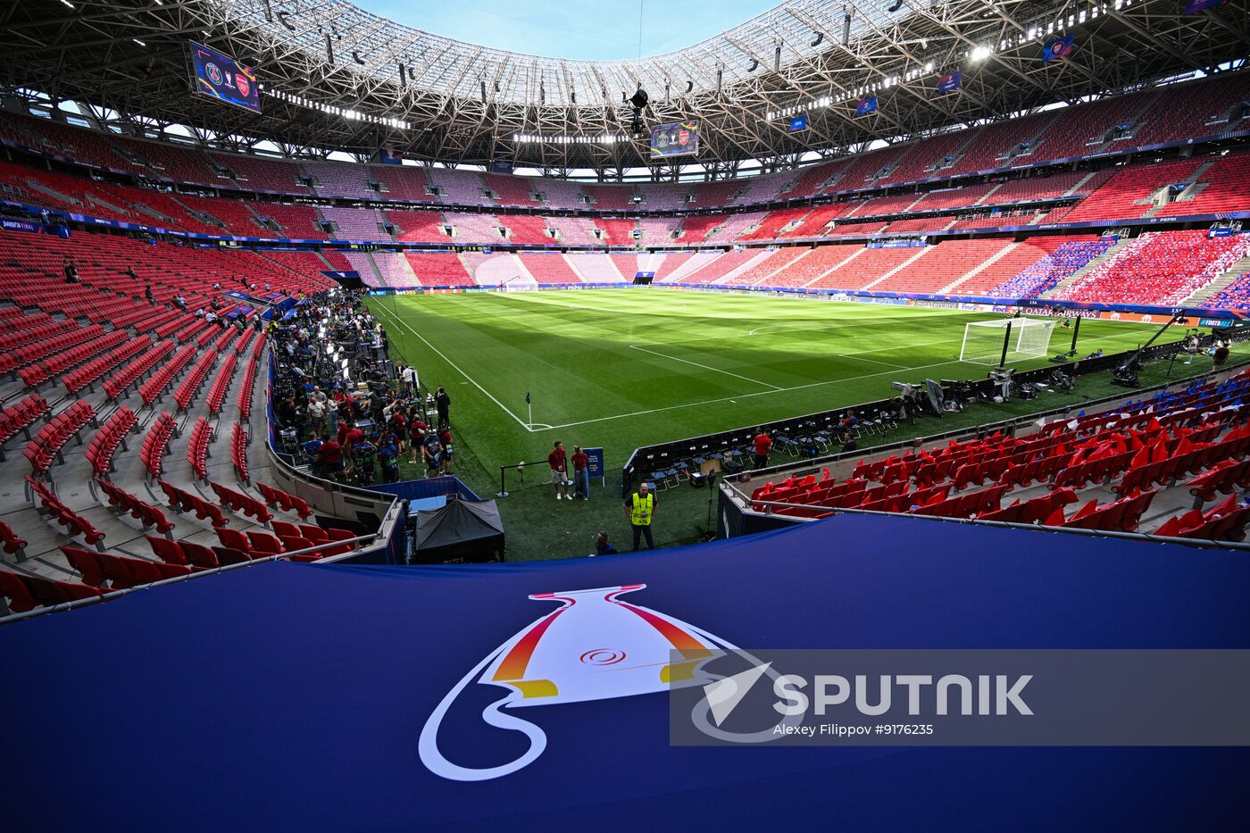 Hungary Soccer Champions League Stadium