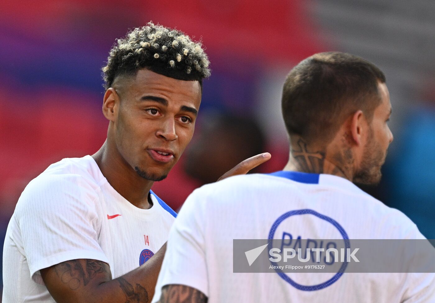 Hungary Soccer Champions League PSG Training
