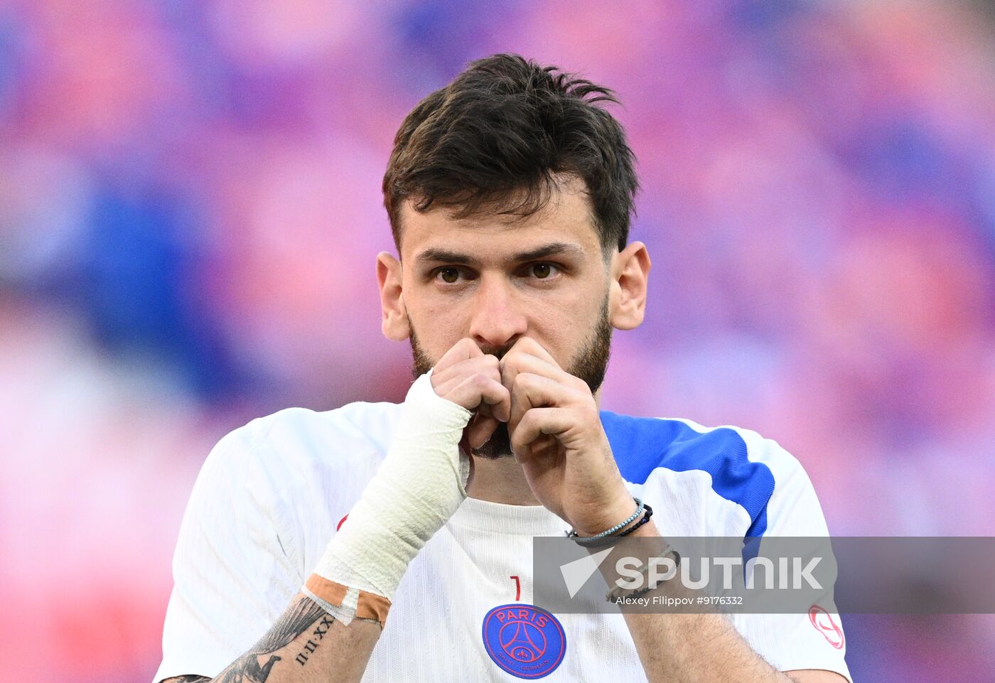 Hungary Soccer Champions League PSG Training