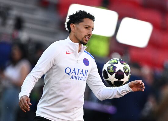 Hungary Soccer Champions League PSG Training