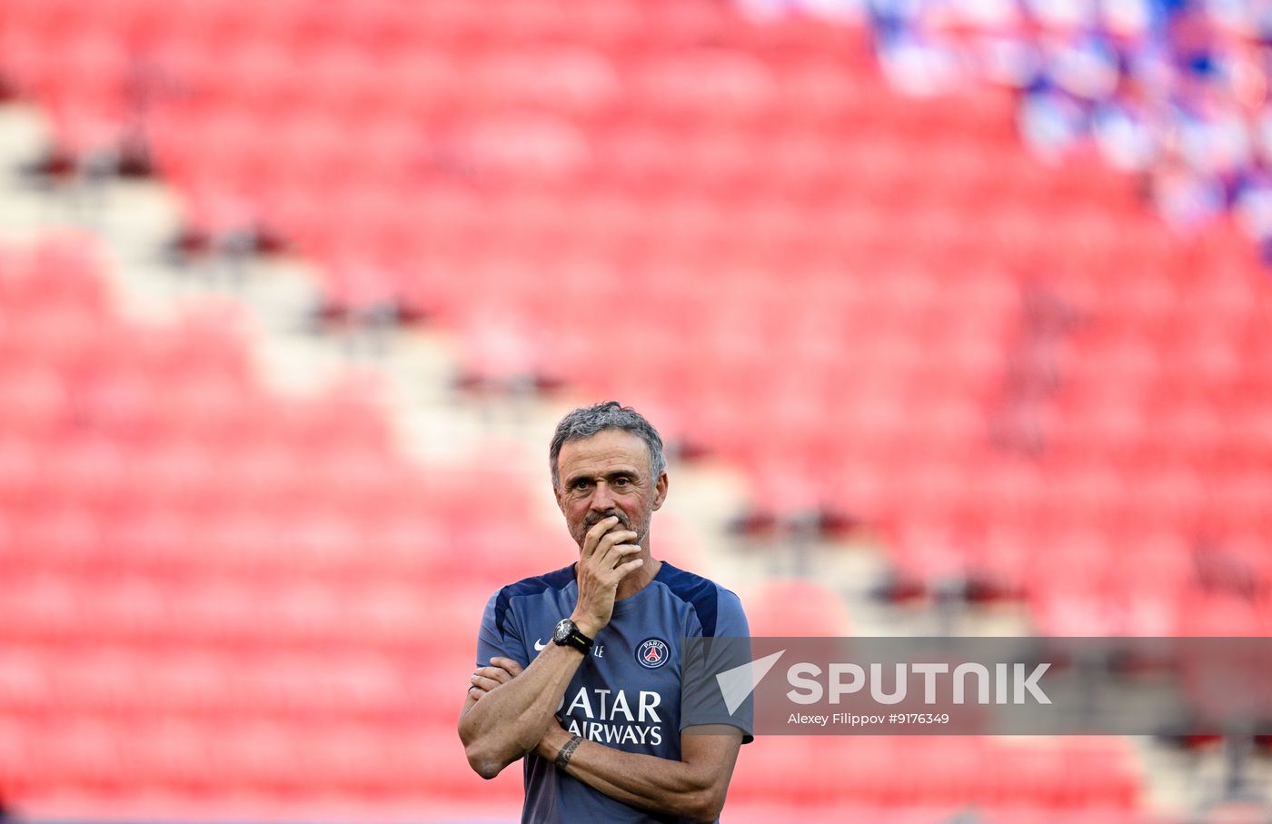Hungary Soccer Champions League PSG Training