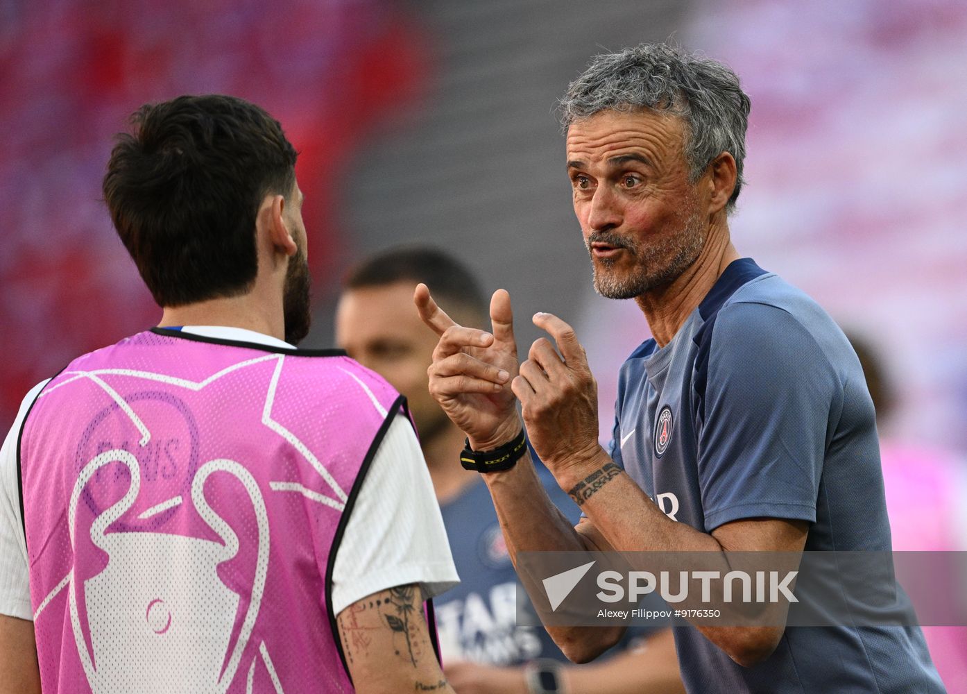 Hungary Soccer Champions League PSG Training