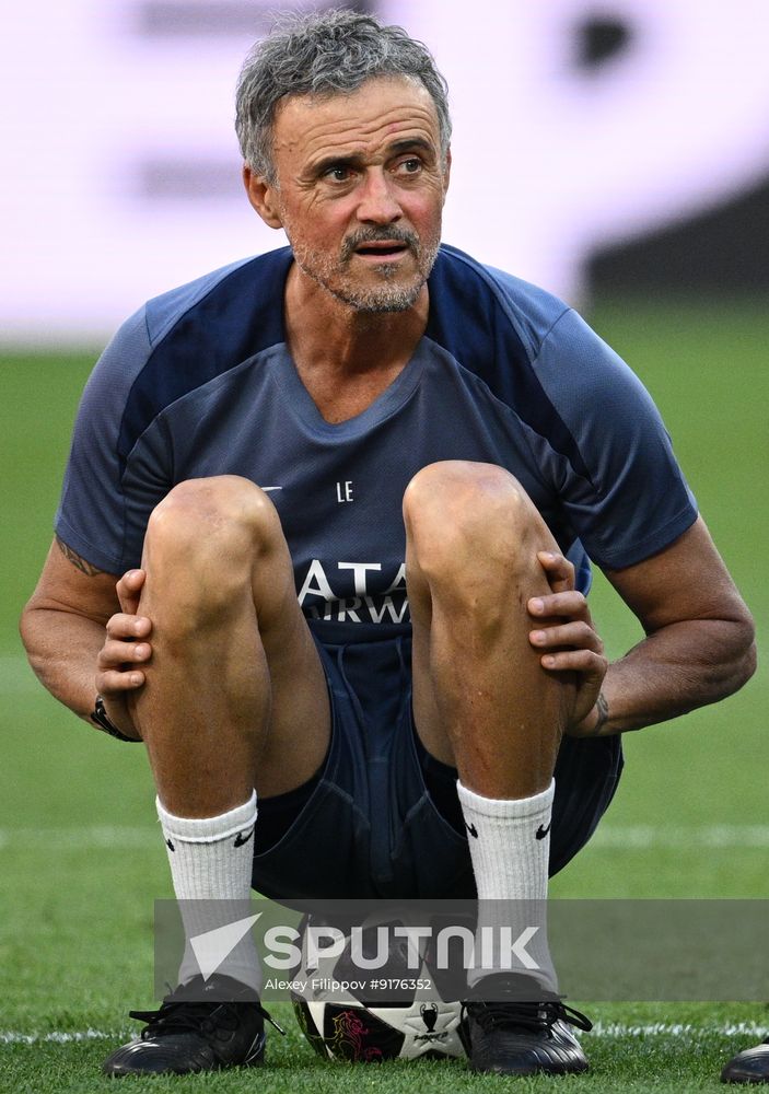 Hungary Soccer Champions League PSG Training