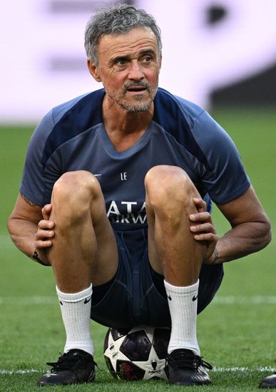 Hungary Soccer Champions League PSG Training