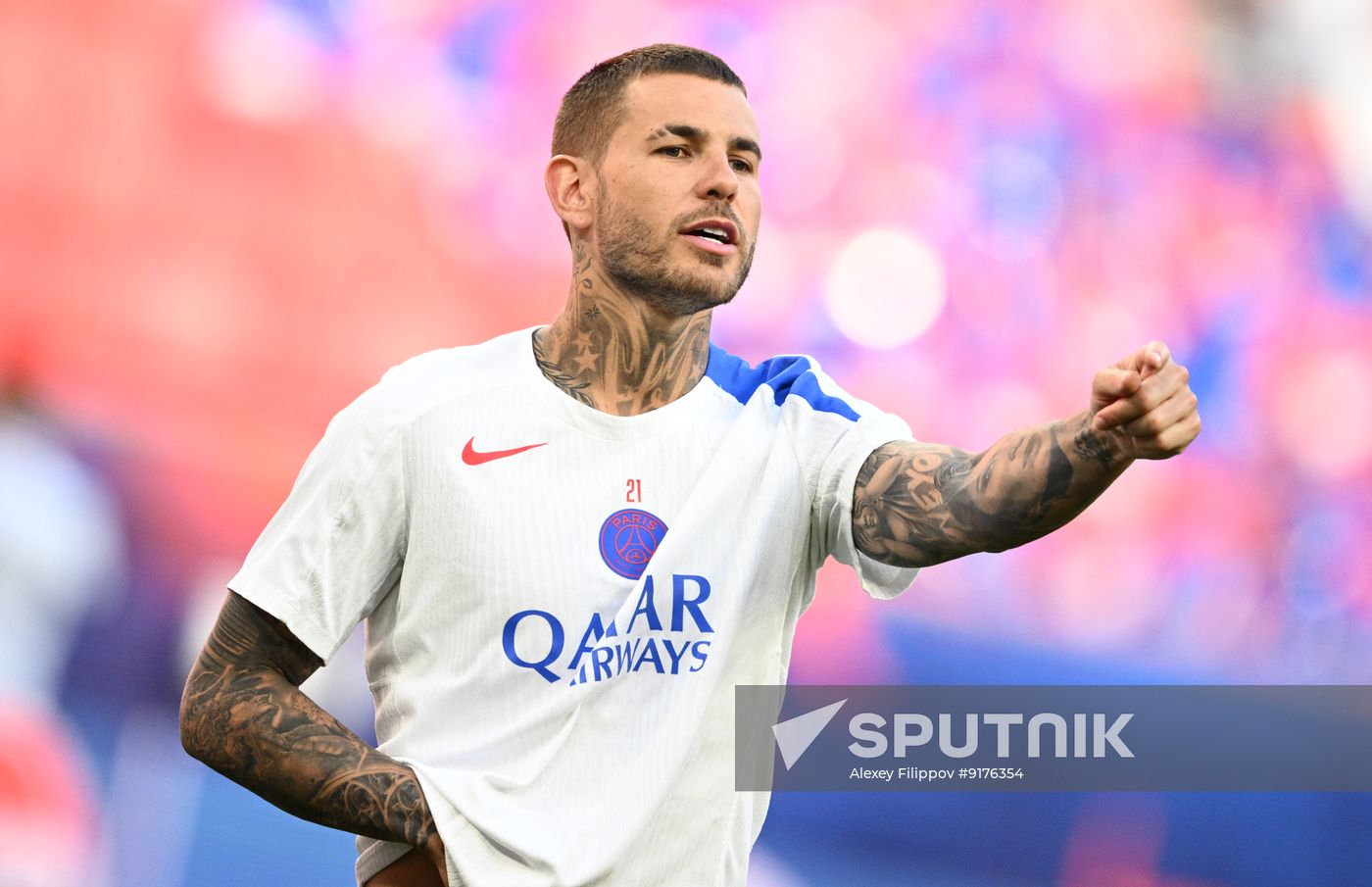 Hungary Soccer Champions League PSG Training