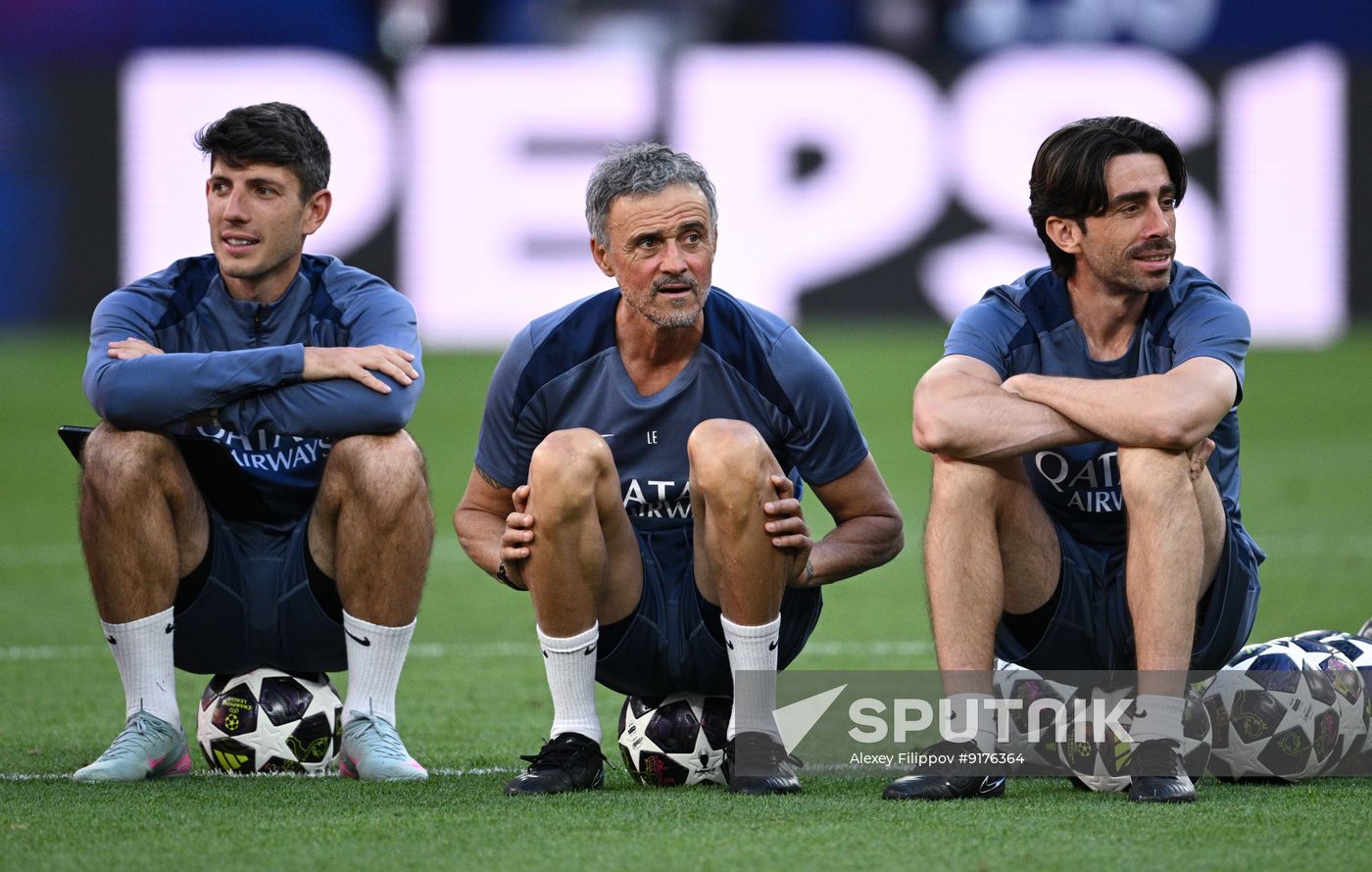 Hungary Soccer Champions League PSG Training