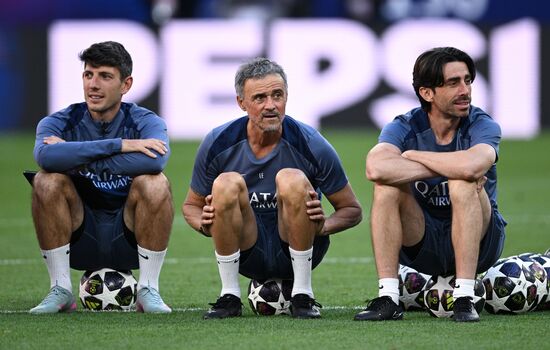 Hungary Soccer Champions League PSG Training