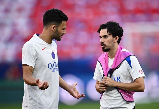 Hungary Soccer Champions League PSG Training