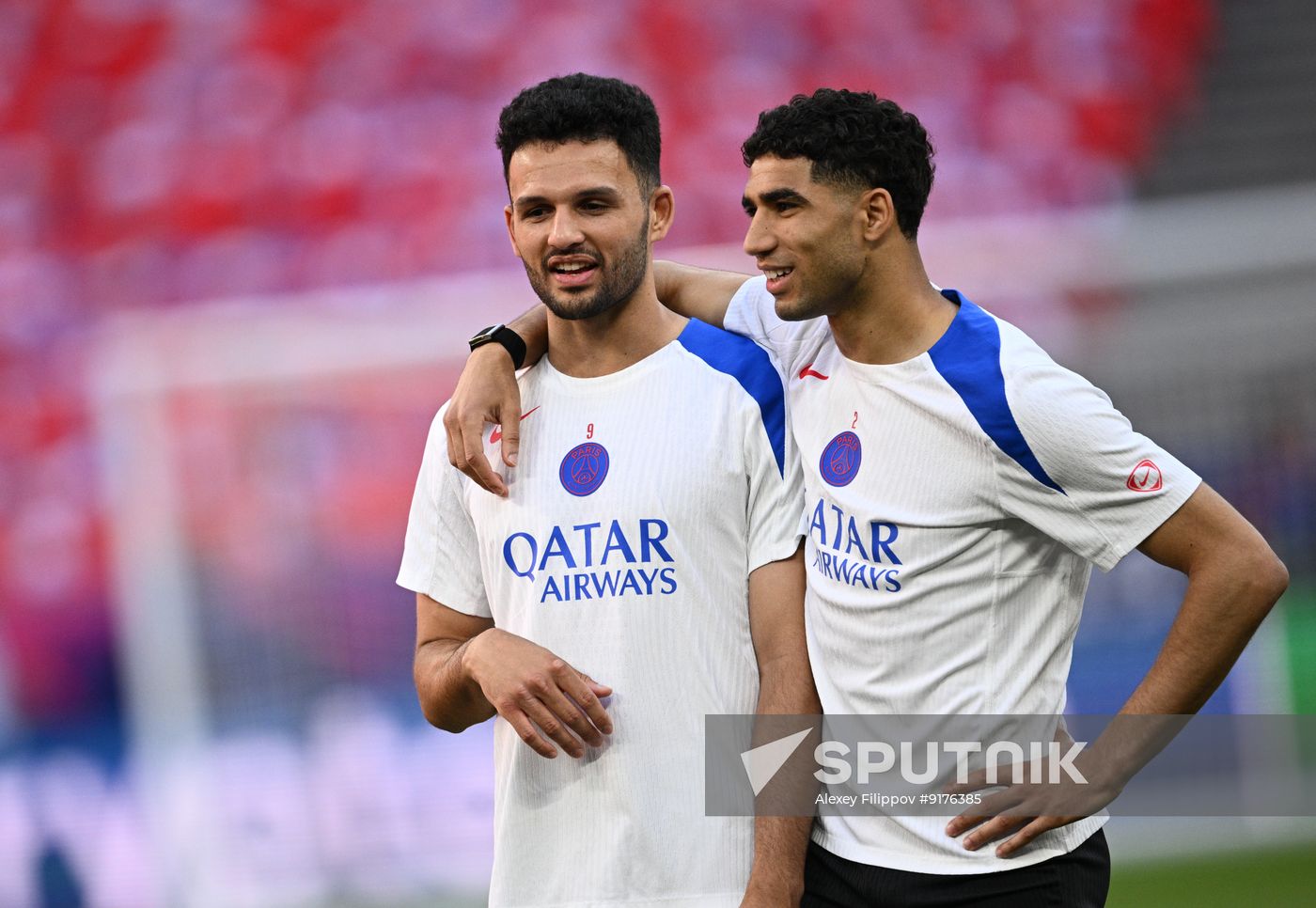 Hungary Soccer Champions League PSG Training