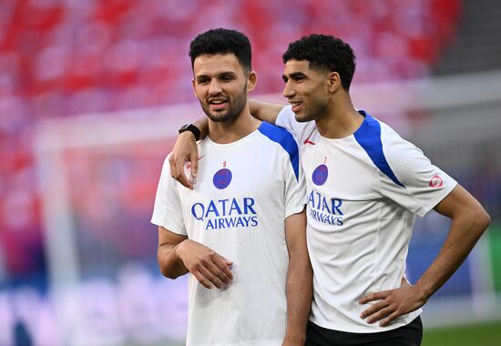 Hungary Soccer Champions League PSG Training