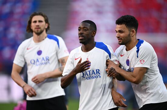Hungary Soccer Champions League PSG Training