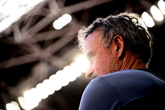 Hungary Soccer Champions League PSG Training