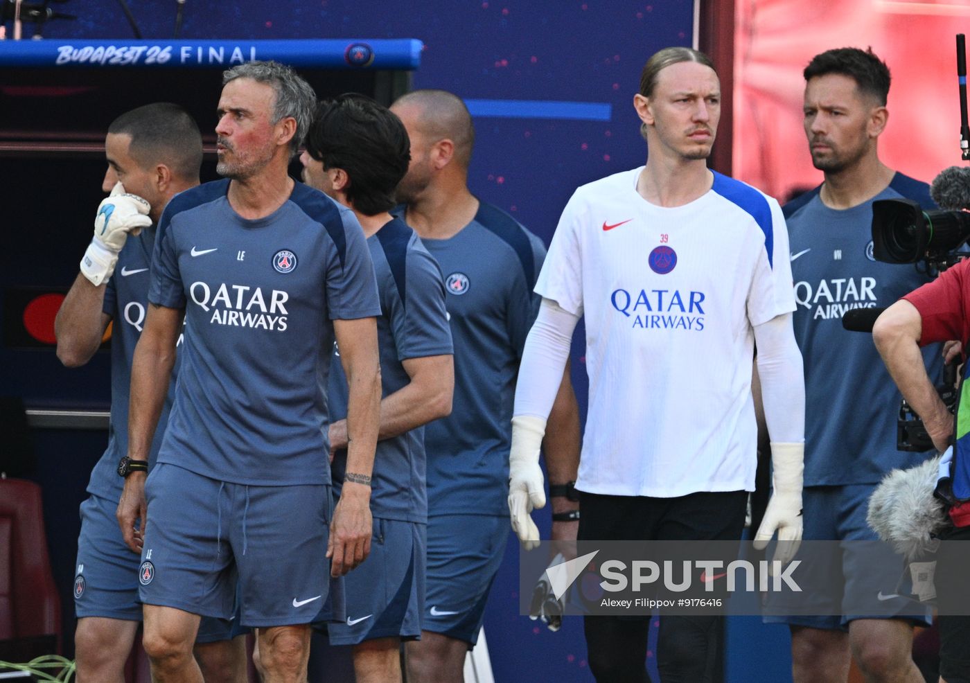 Hungary Soccer Champions League PSG Training
