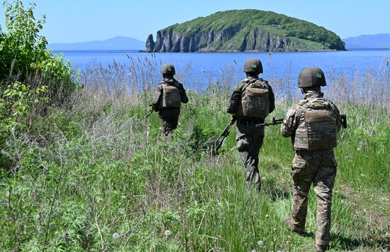 Russia Navy Marine Corps Drills